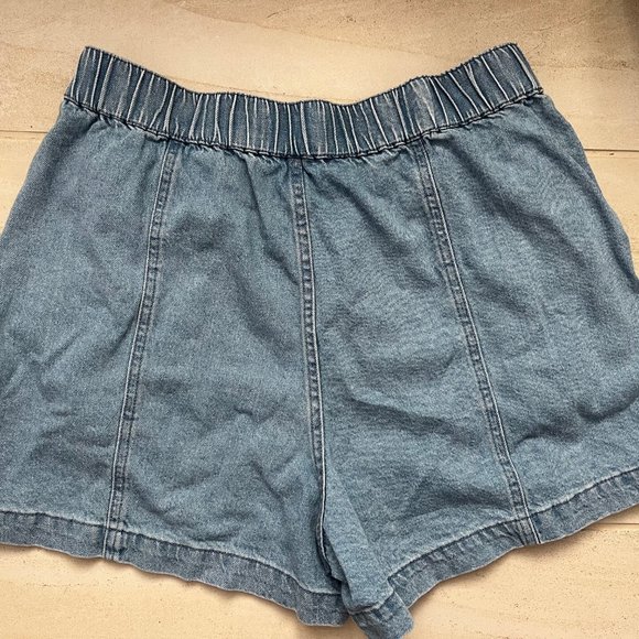 Madewell Denim Easy Pull-on Shorts in Rathmore Wash Size S - Picture 5 of 5